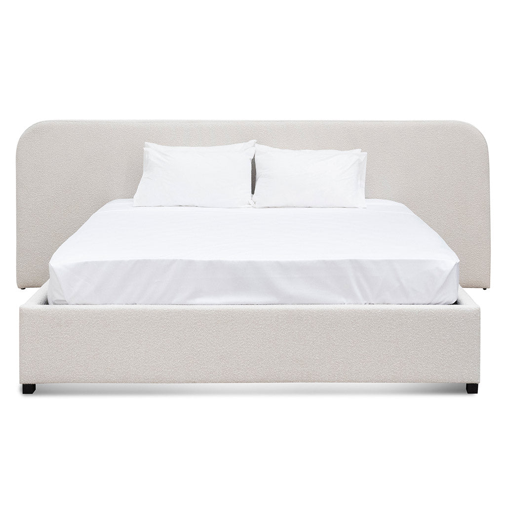 Snow Boucle King Sized Bed Frame