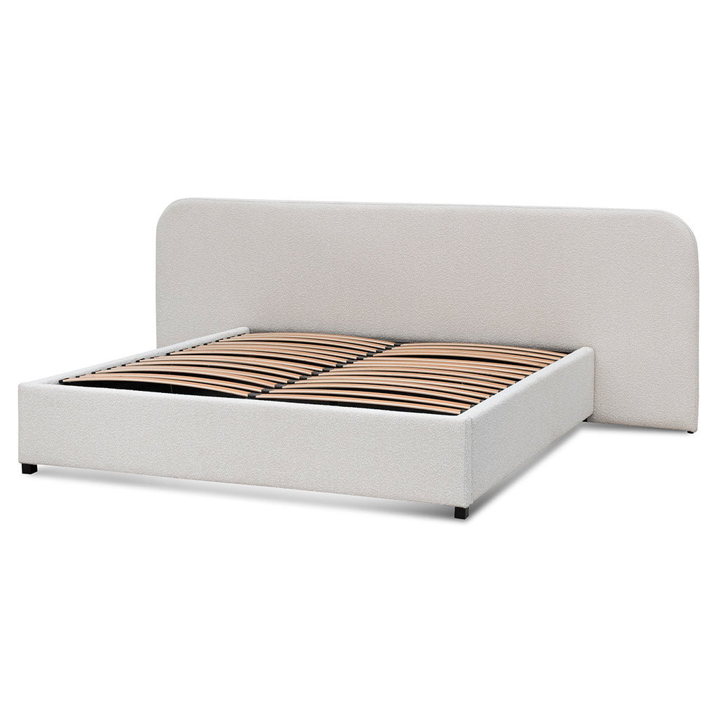 Snow Boucle King Sized Bed Frame