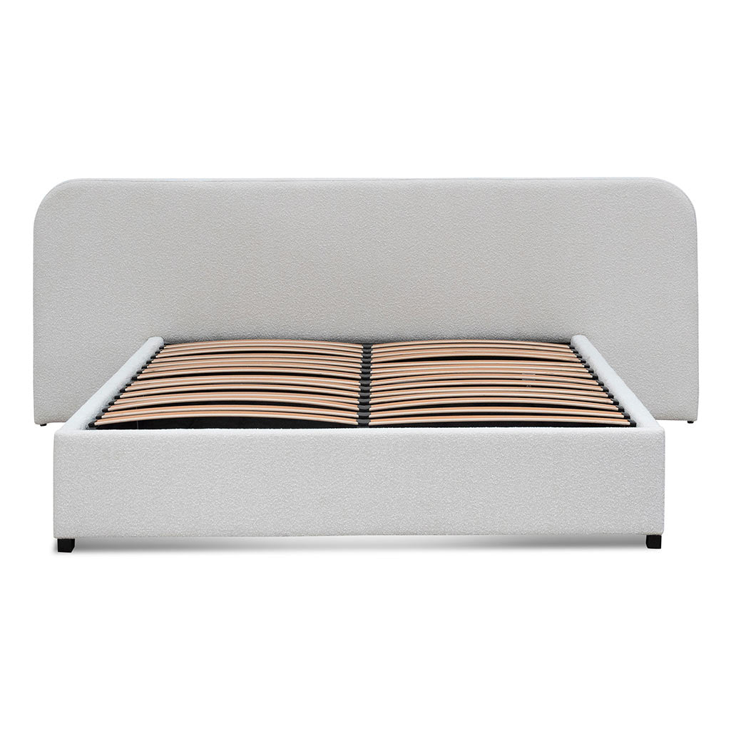 Snow Boucle King Sized Bed Frame