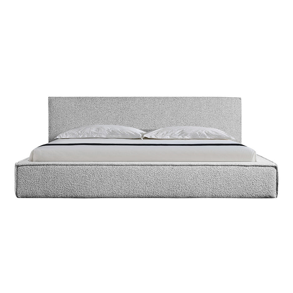 Pepper Boucle King Sized Bed Frame