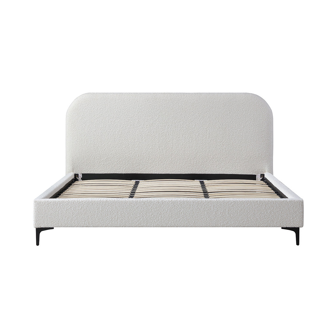 Cream White Queen Bed Frame