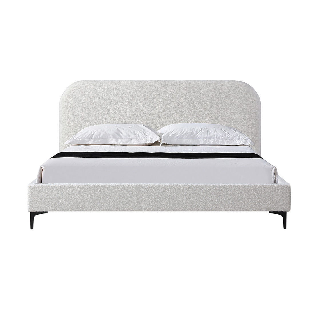 Cream White Queen Bed Frame