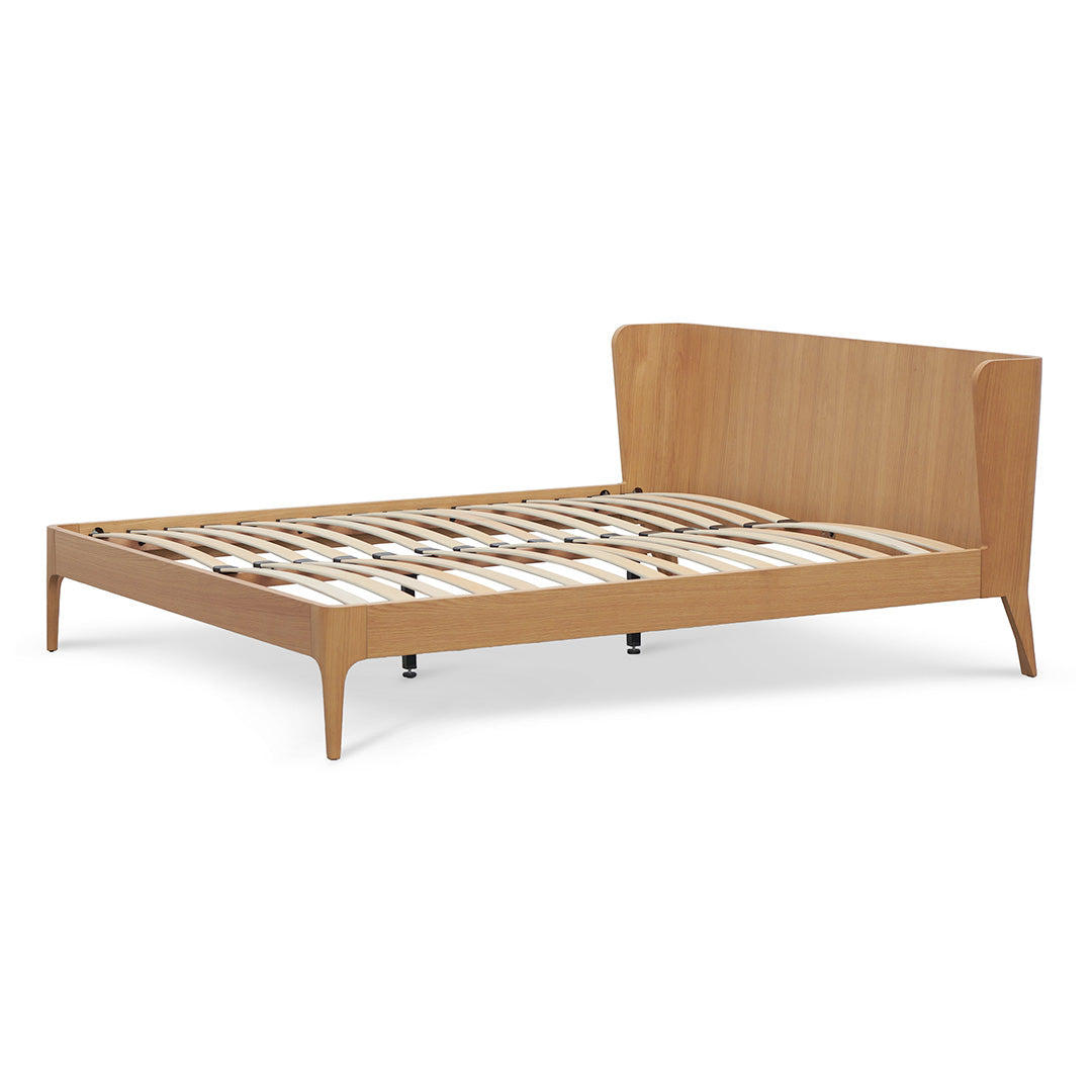 Belmont Queen Bed Frame - Natural Oak