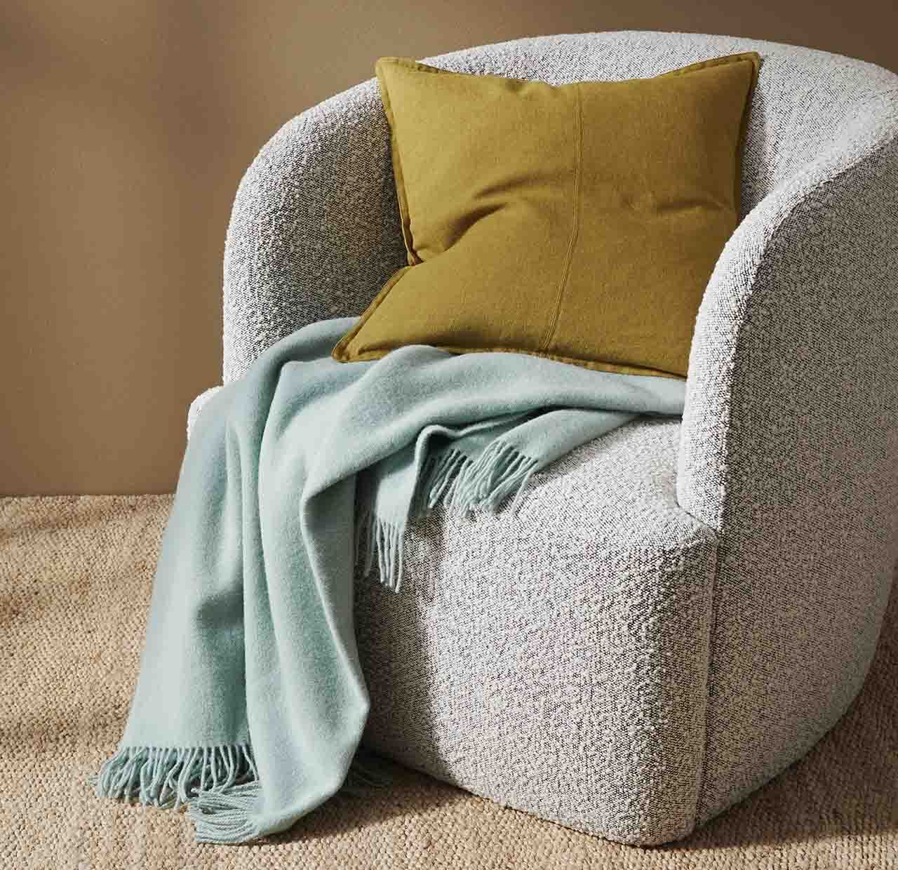 Weave Nevis Throw - Mineral