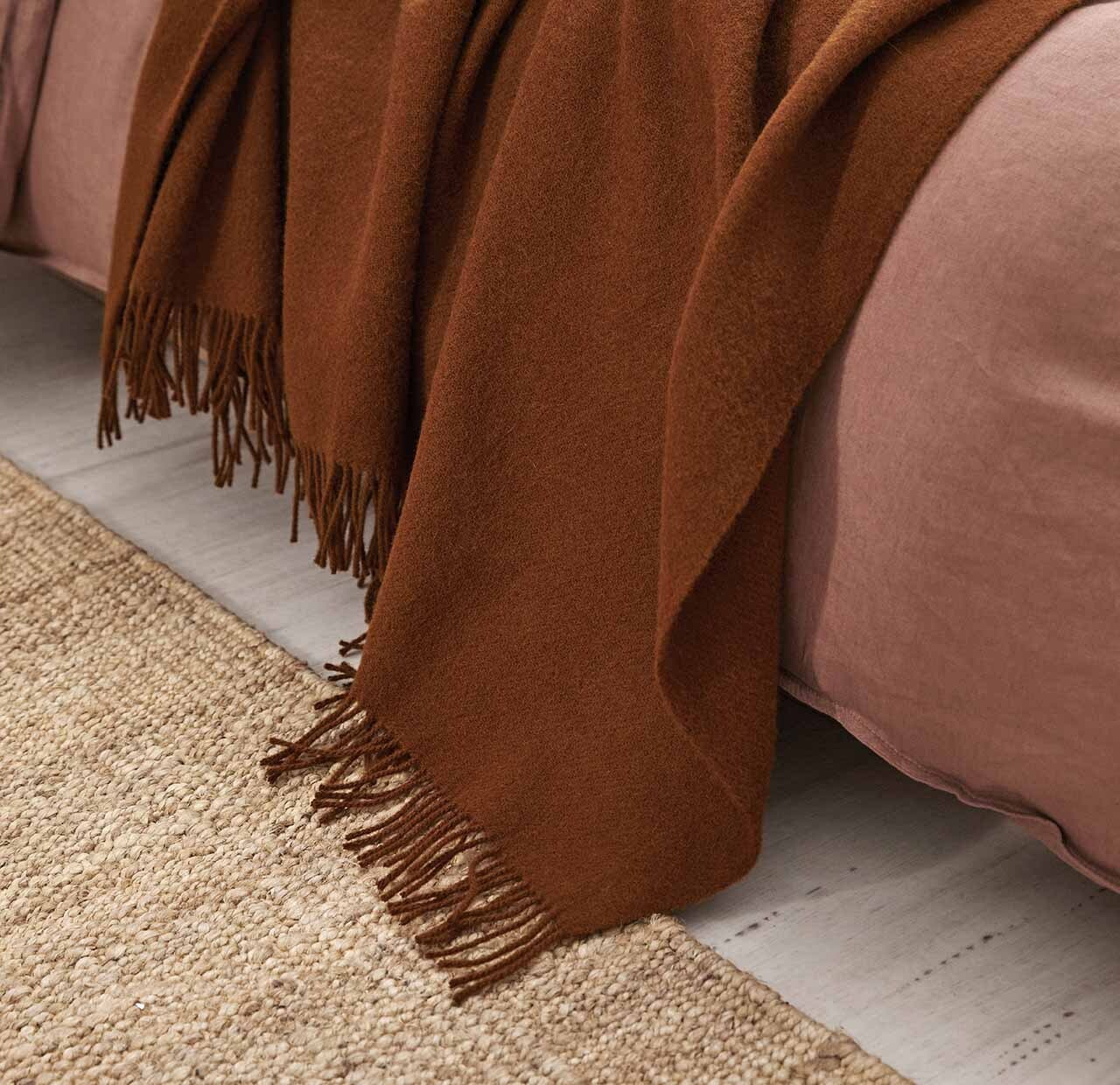 Weave Nevis Throw - Spice