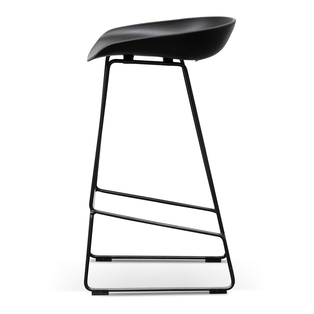 Quinn 65cm Bar Stool - Black