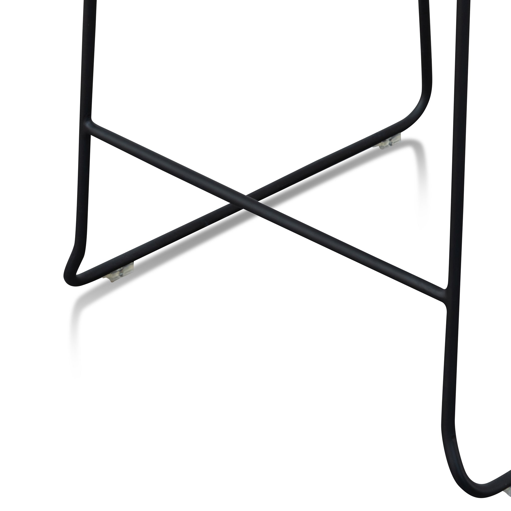 Arturo 65cm Wooden Seat Bar Stool - Black