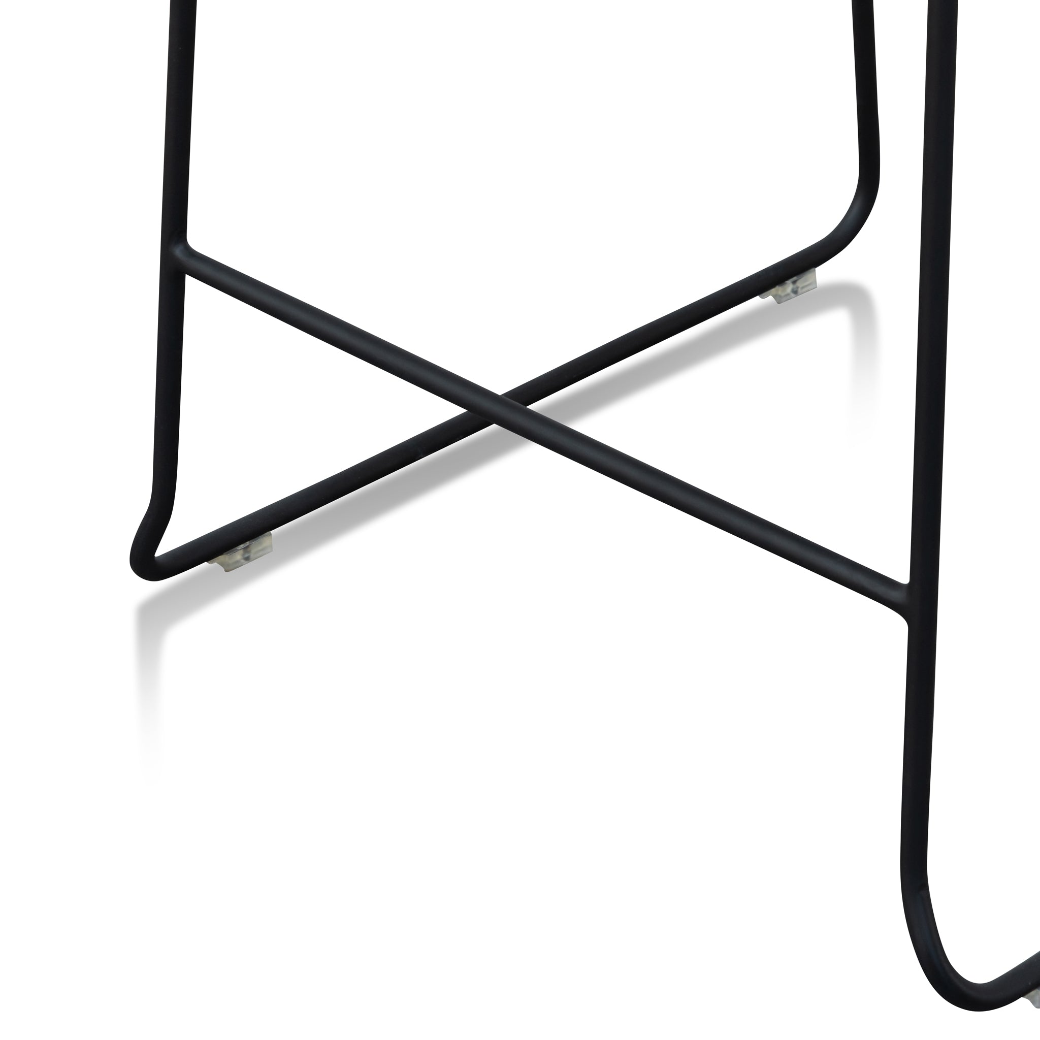 Arturo 65cm Wooden Seat Bar Stool - Black