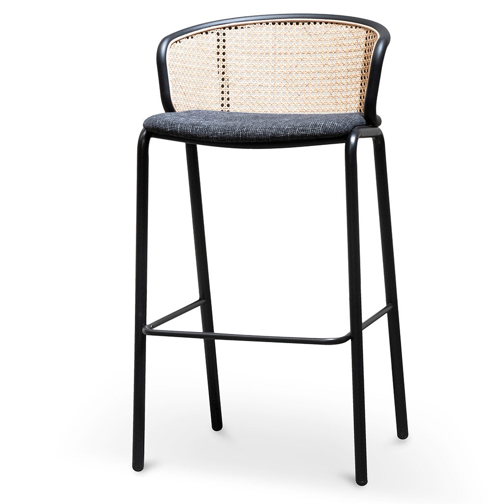 Florine Bar Stool - Black Legs