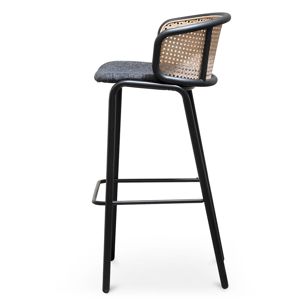 Florine Bar Stool - Black Legs