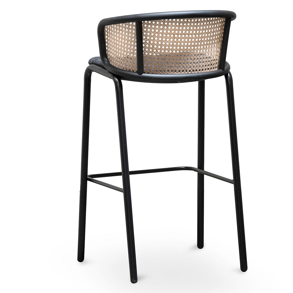 Florine Bar Stool - Black Legs