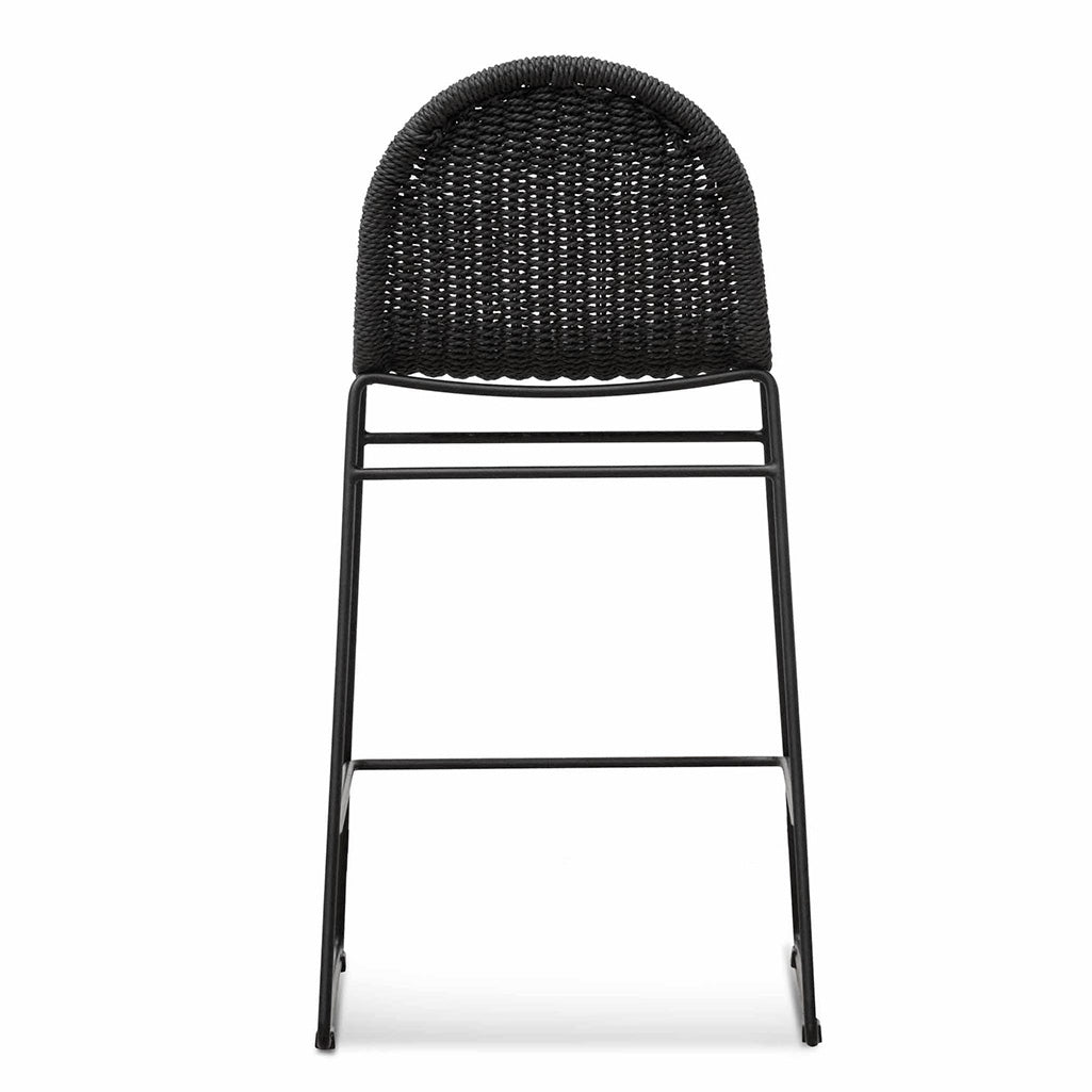Kelton 65cm Barstool - Full Black (Set of 2)