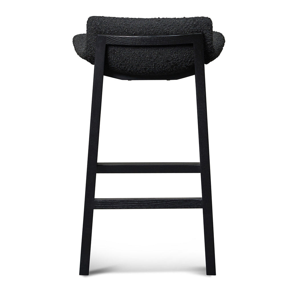 James 65cm Bar Stool - Full Black