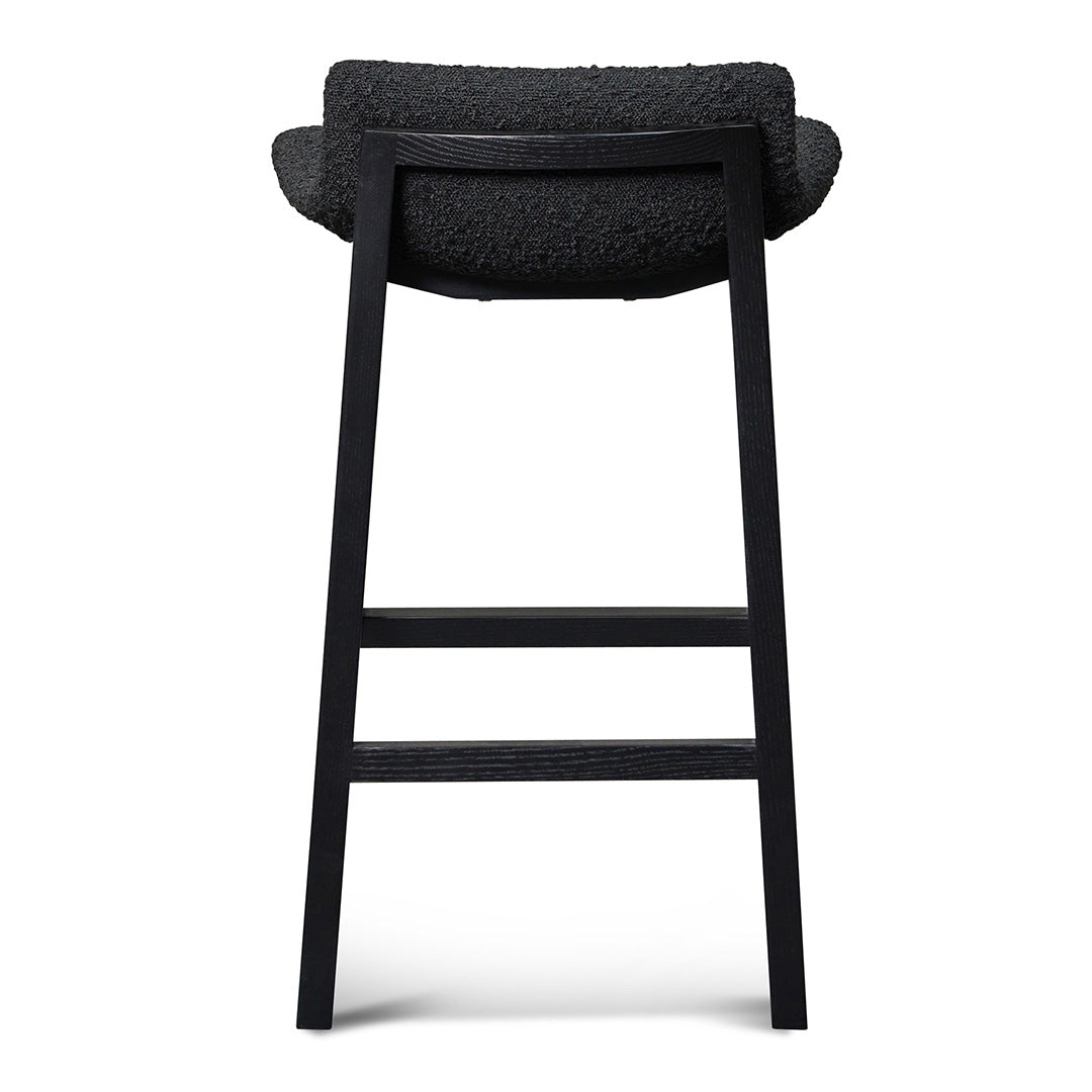 James 65cm Bar Stool - Full Black