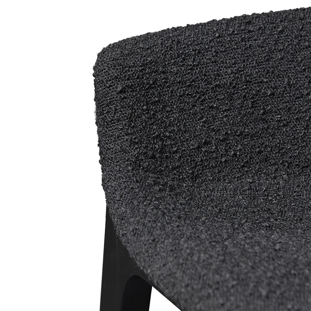 James 65cm Bar Stool - Full Black