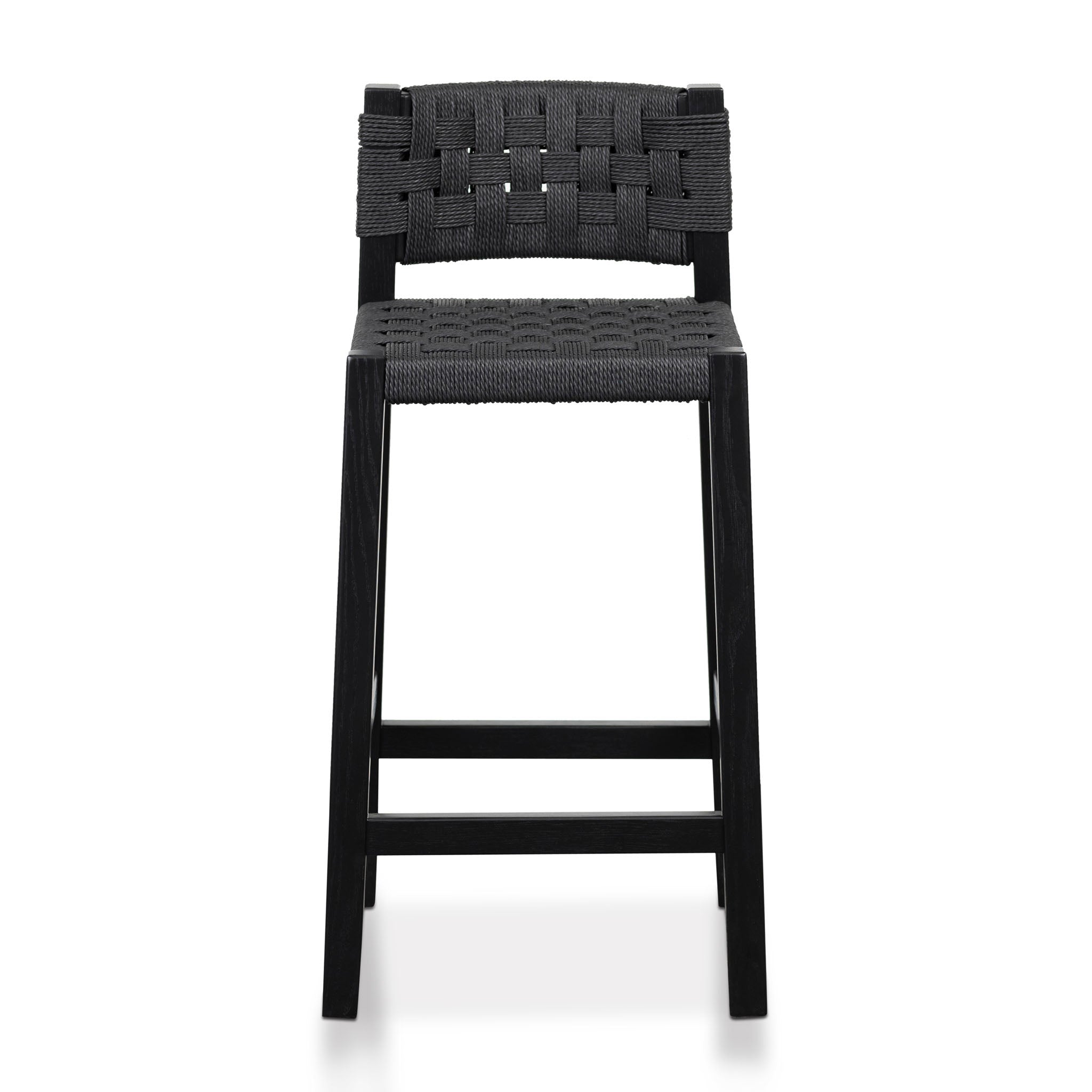 Larsen Rattan Bar Stool - Black