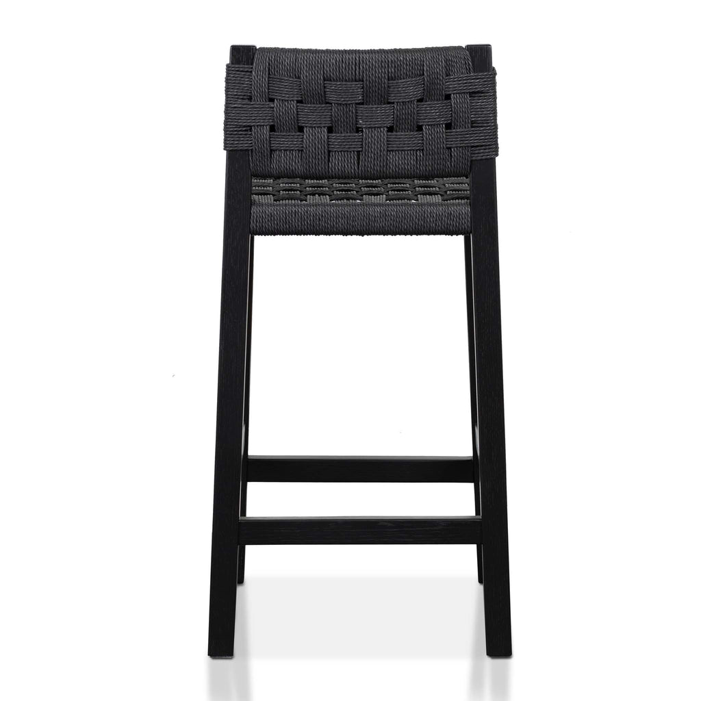 Larsen Rattan Bar Stool - Black