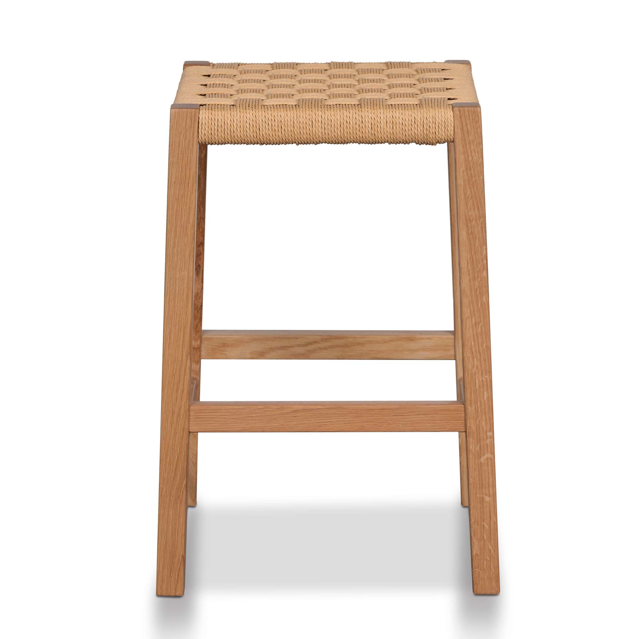 Larsen 65cm Rattan Bar Stool - Natural