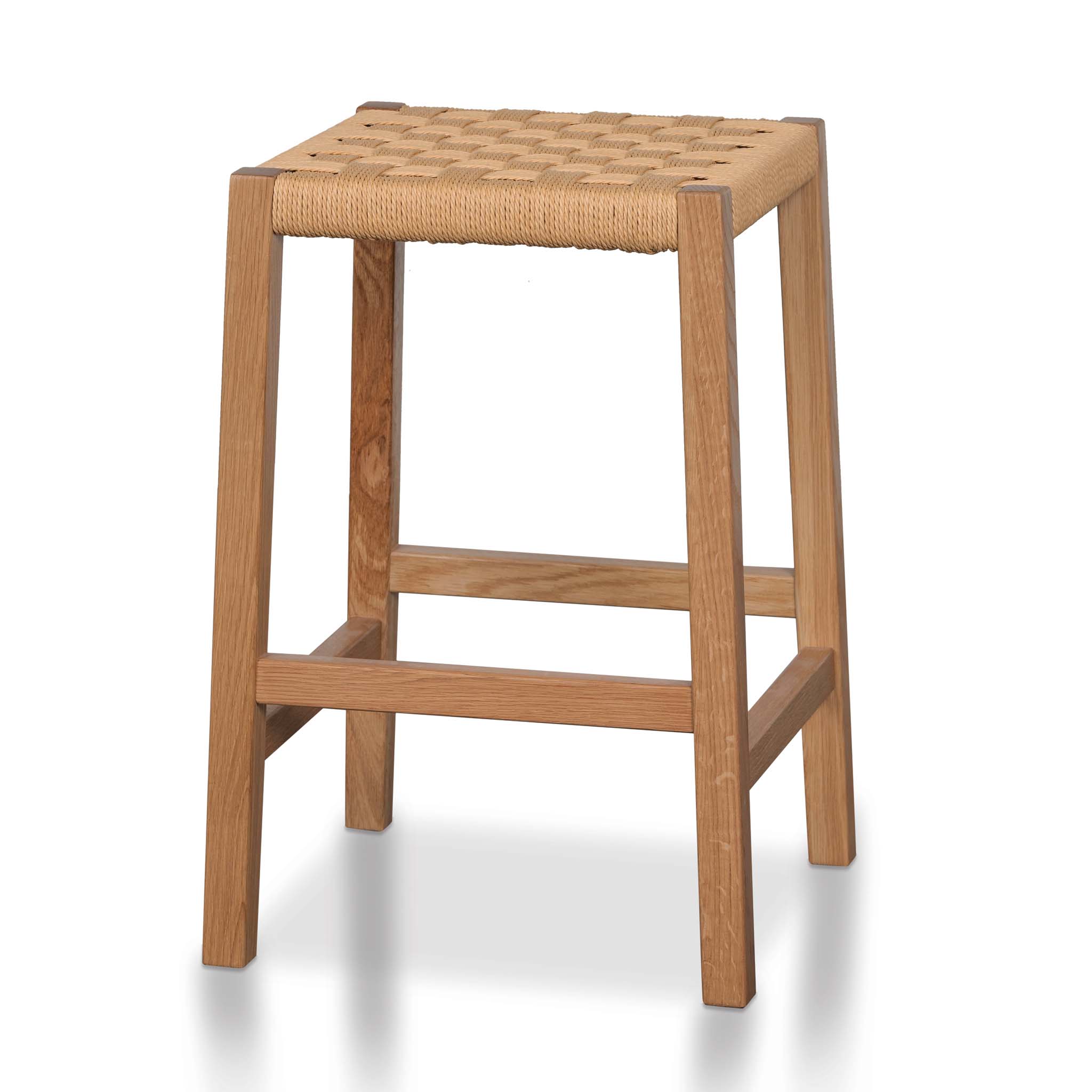 Larsen 65cm Rattan Bar Stool - Natural