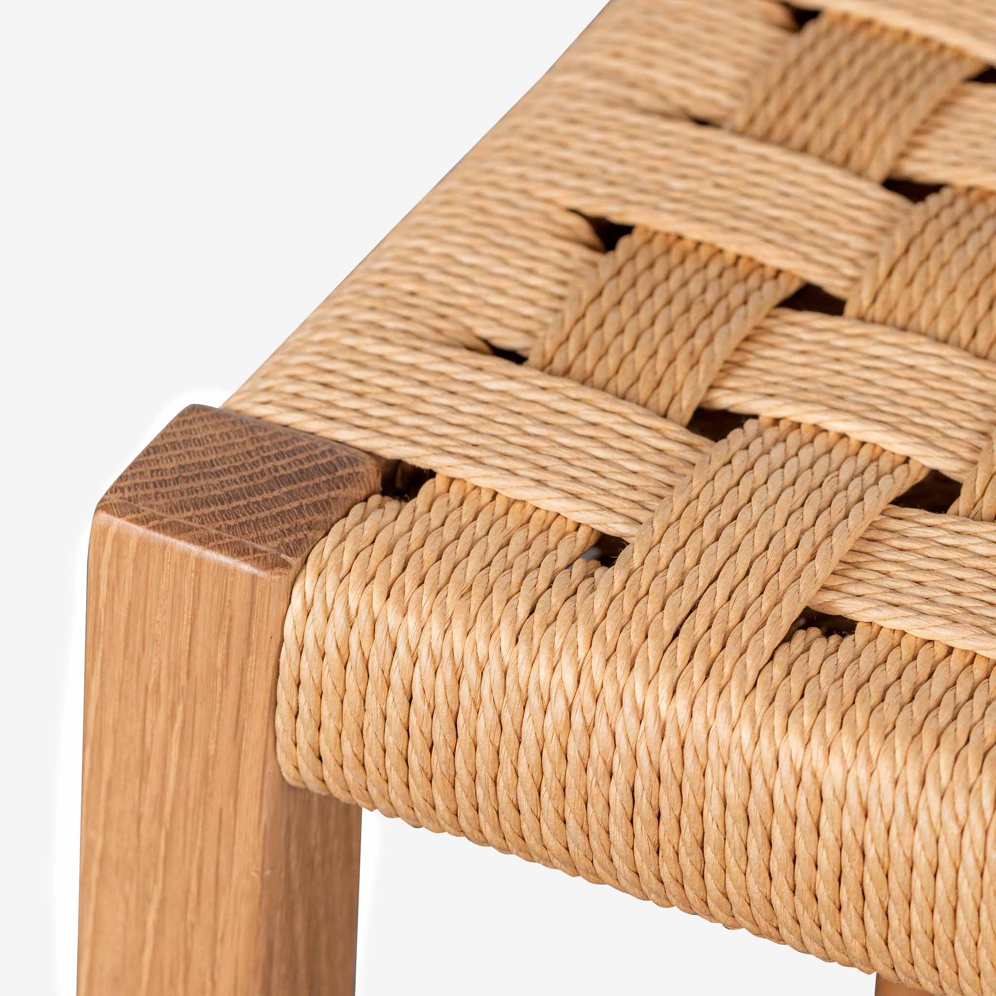 Larsen 65cm Rattan Bar Stool - Natural