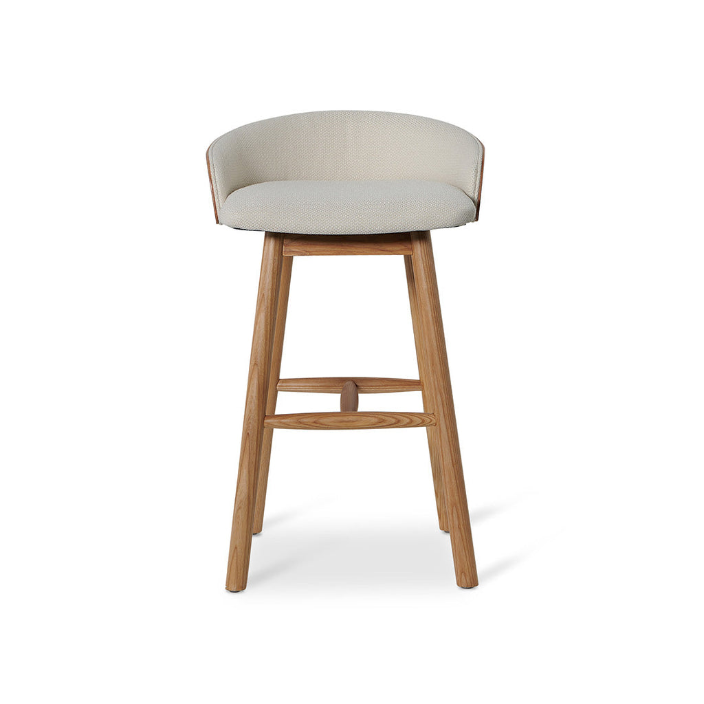 Selena 65cm Natural Bar Stool - Beige