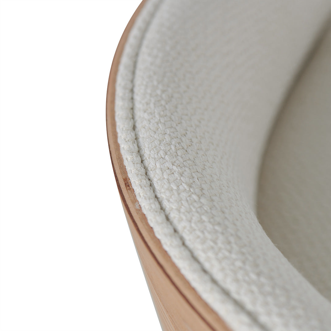 Selena 65cm Natural Bar Stool - Beige