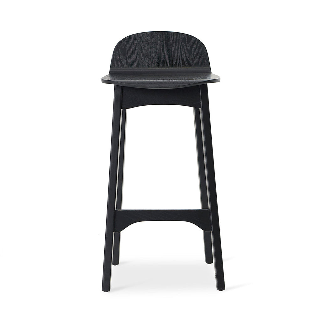 Tegan 65cm Bar Stool - Full Black
