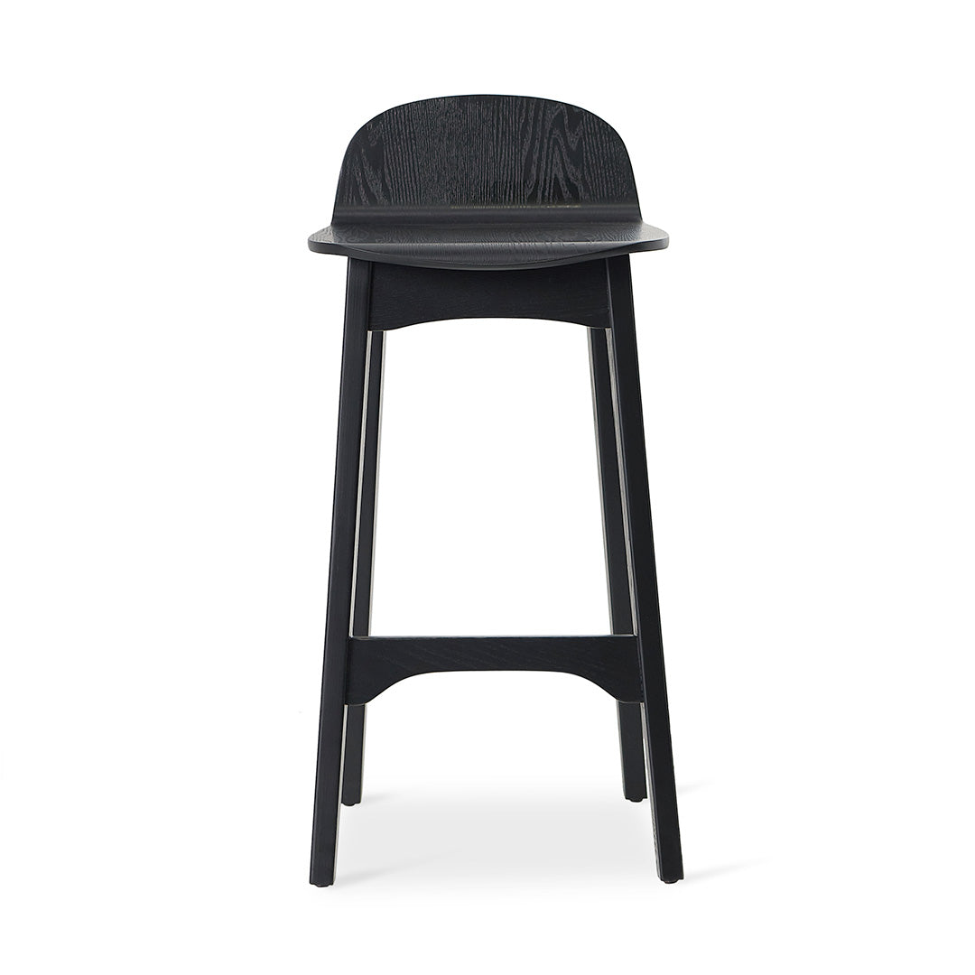 Tegan 65cm Bar Stool - Full Black