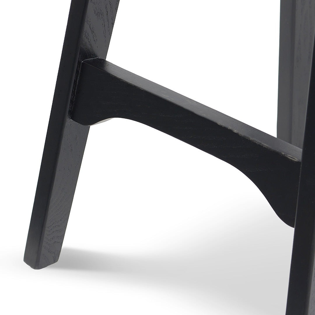 Tegan 65cm Bar Stool - Full Black
