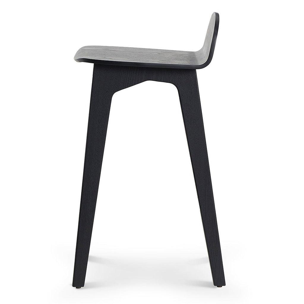 Tegan 65cm Bar Stool - Full Black