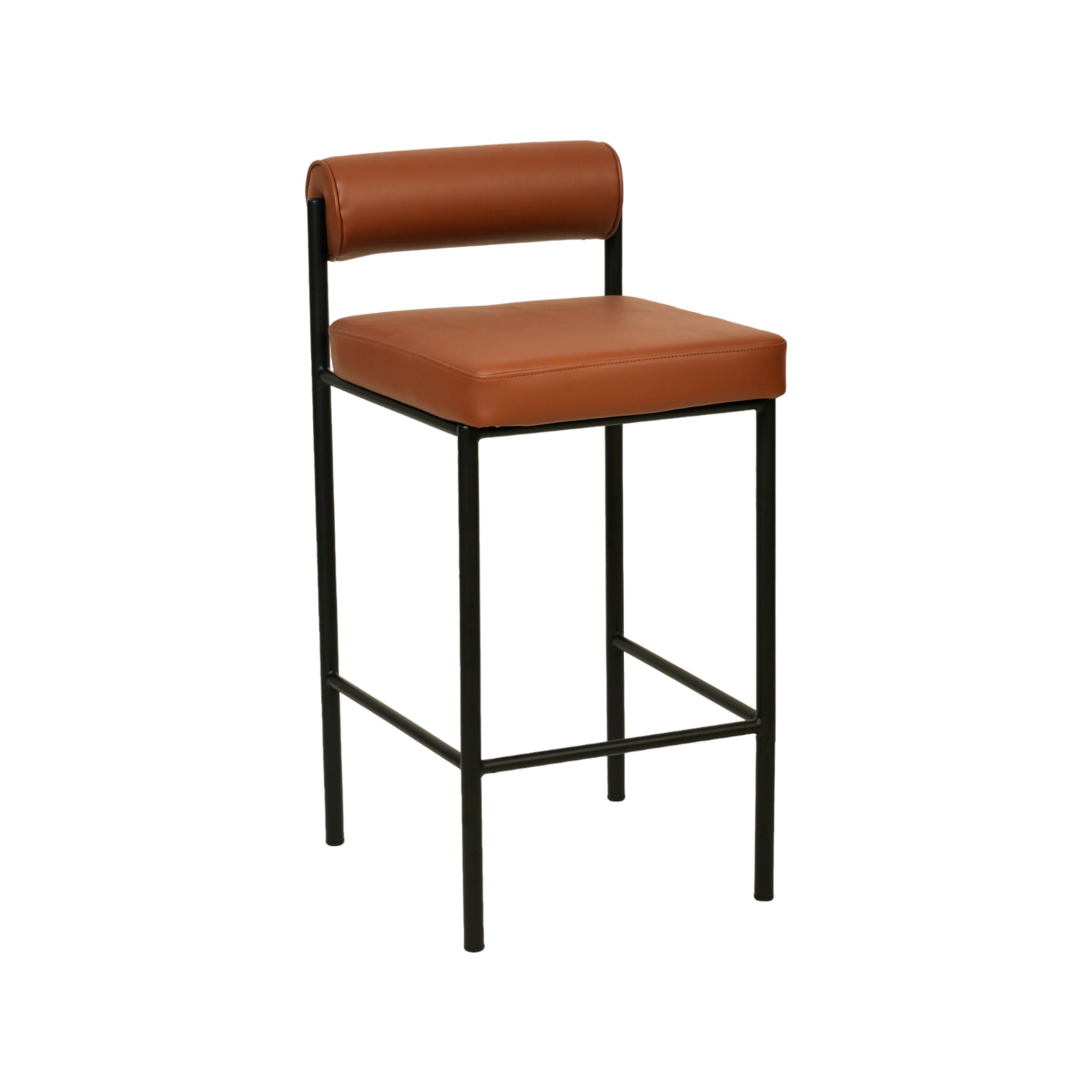 Stance 65cm Fabric Bar Stool - Brown (Set of 2)