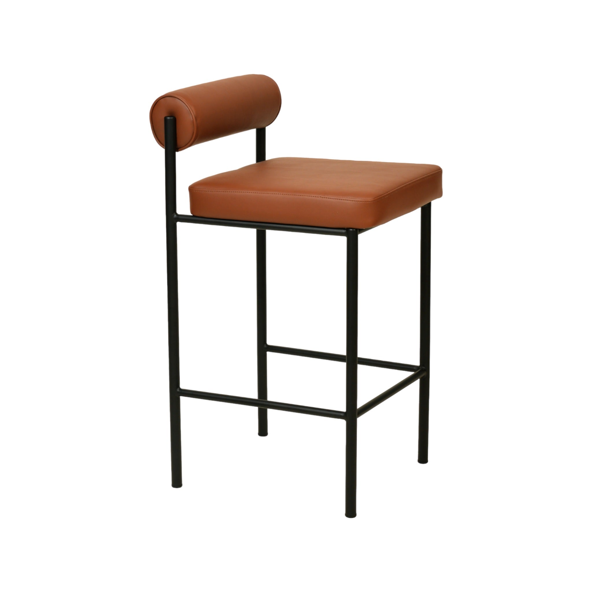 Stance 65cm Fabric Bar Stool - Brown (Set of 2)