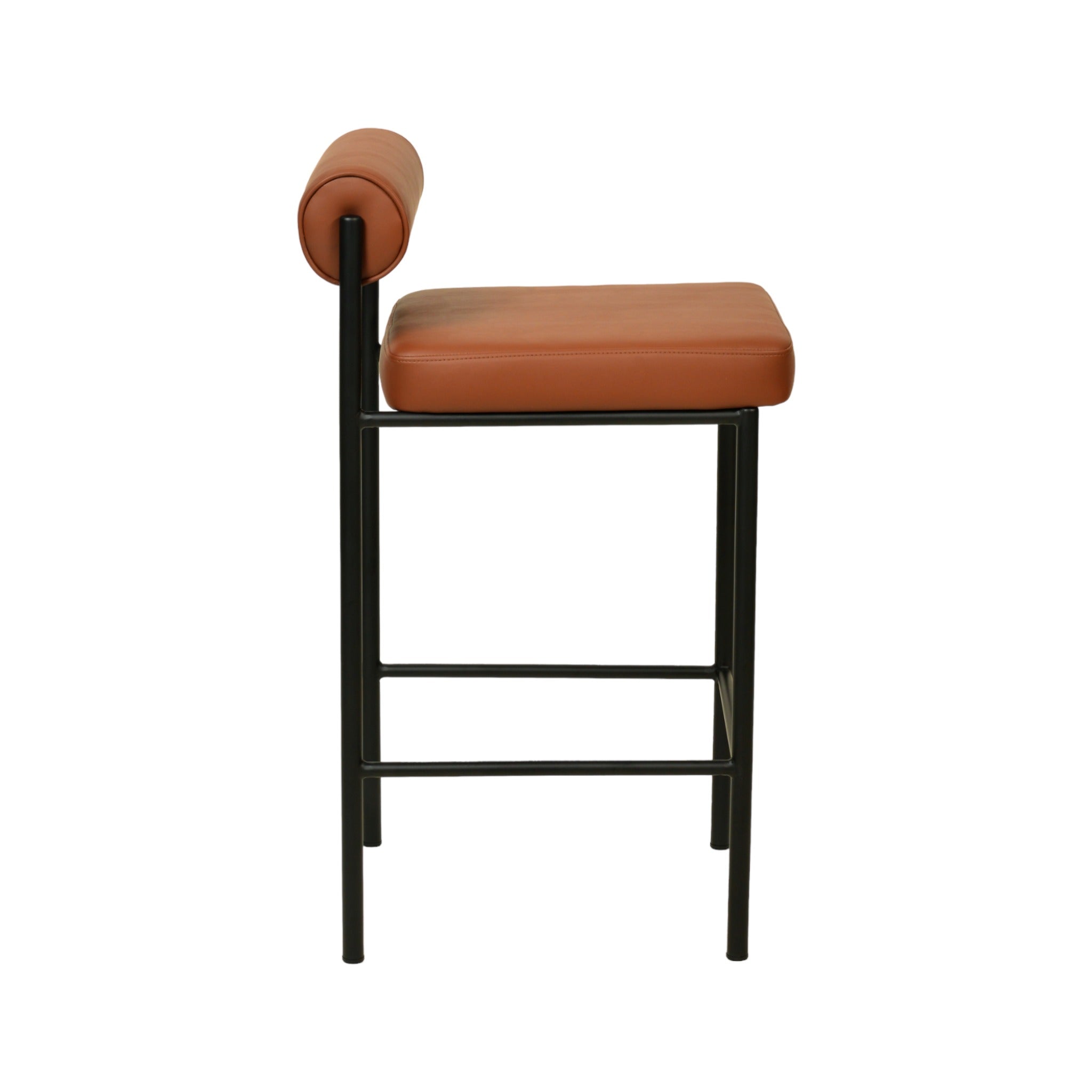 Stance 65cm Fabric Bar Stool - Brown (Set of 2)