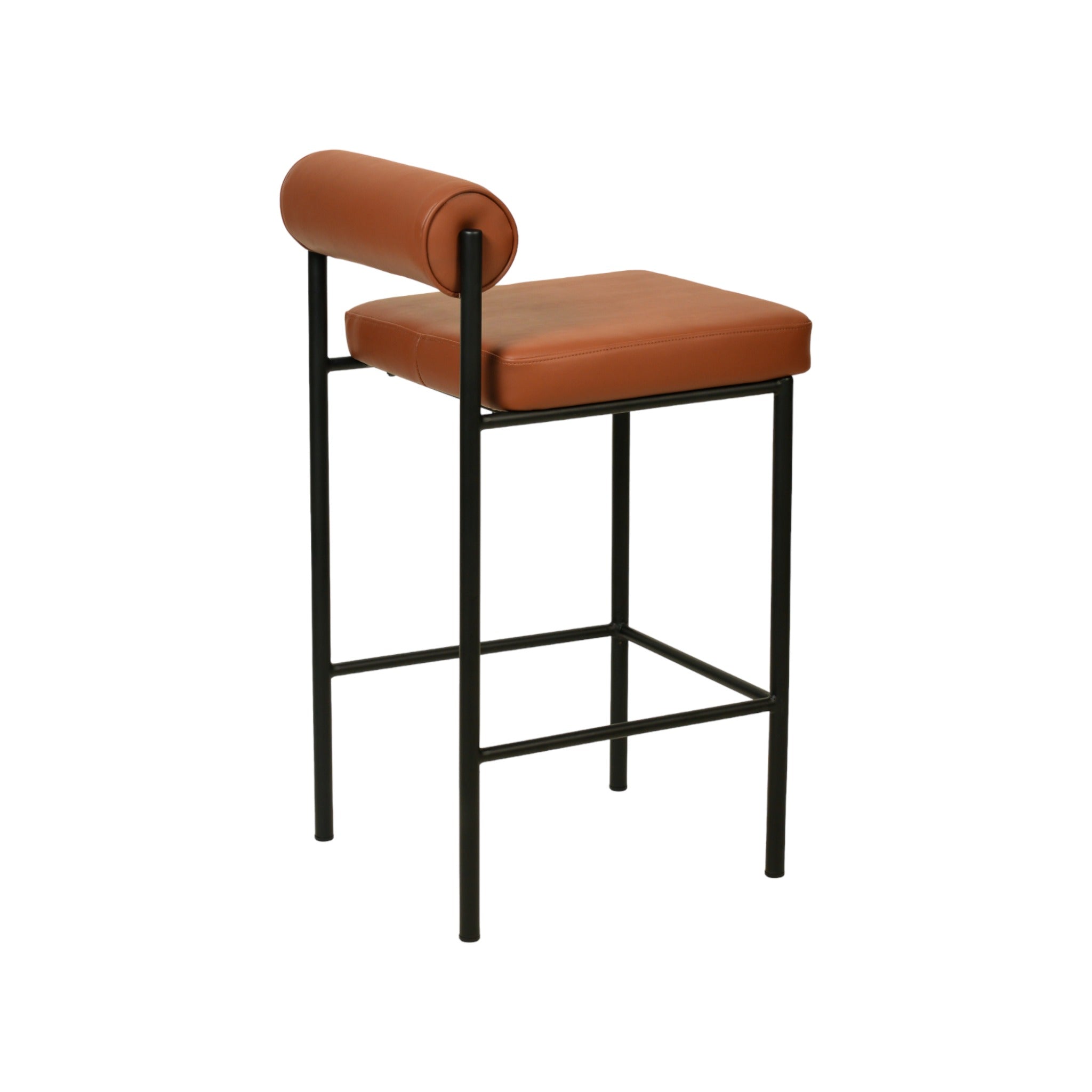 Stance 65cm Fabric Bar Stool - Brown (Set of 2)