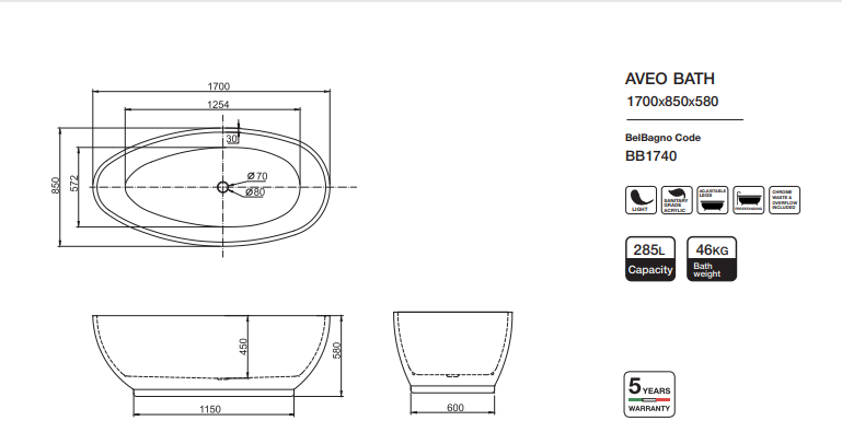 Belbagno AVEO 1700MM BB1740 pic6