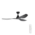  Black 3 Blade DC Ceiling Fan & Remote Control