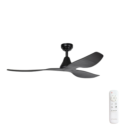  Black 3 Blade DC Ceiling Fan & Remote Control