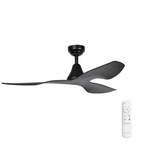 Black 3 Blade DC Ceiling Fan & Remote Control