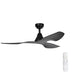 Black 3 Blade DC Ceiling Fan & Remote Control