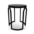 Black Oak Side Table 