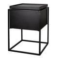 Black Side Table