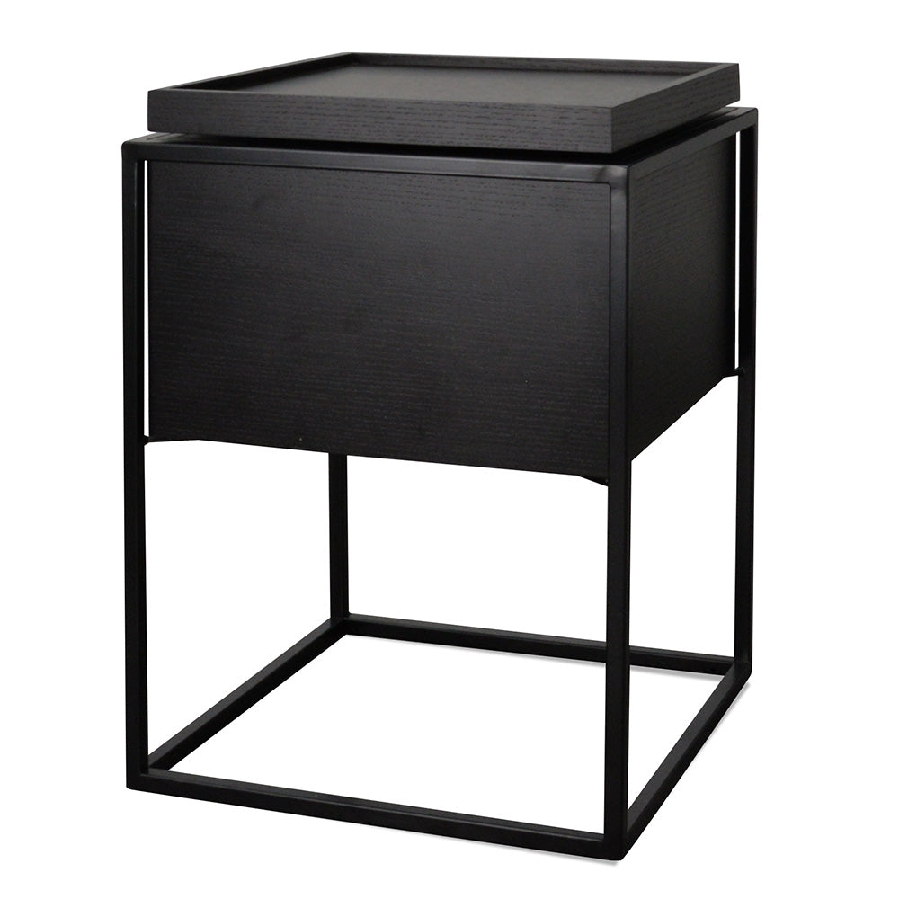 Black Side Table