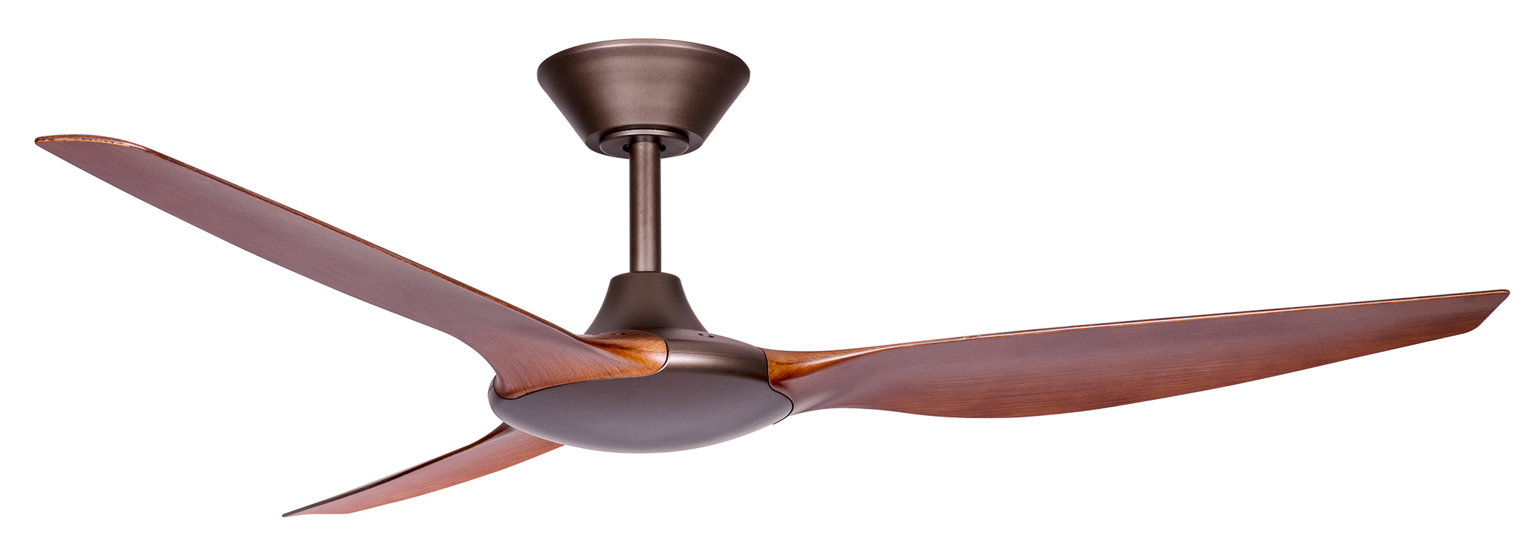 Bronze/Koa 3 Blade DC Ceiling Fan & Remote Control