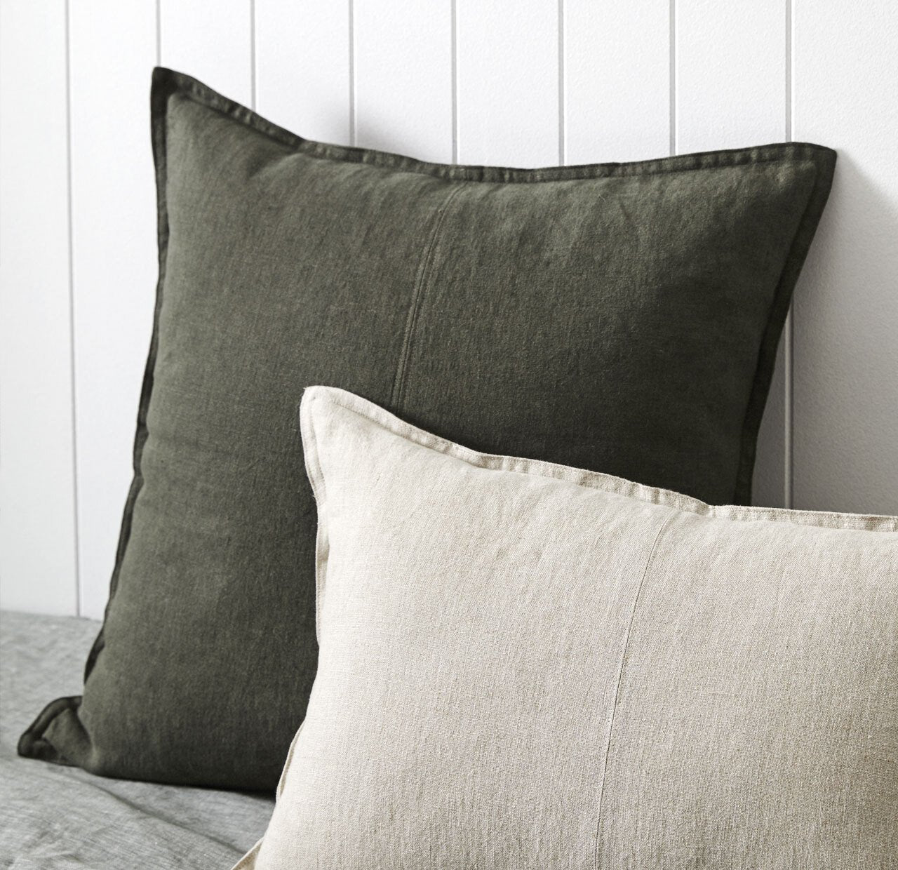 Weave Como Square 60cm Cushion - Khaki