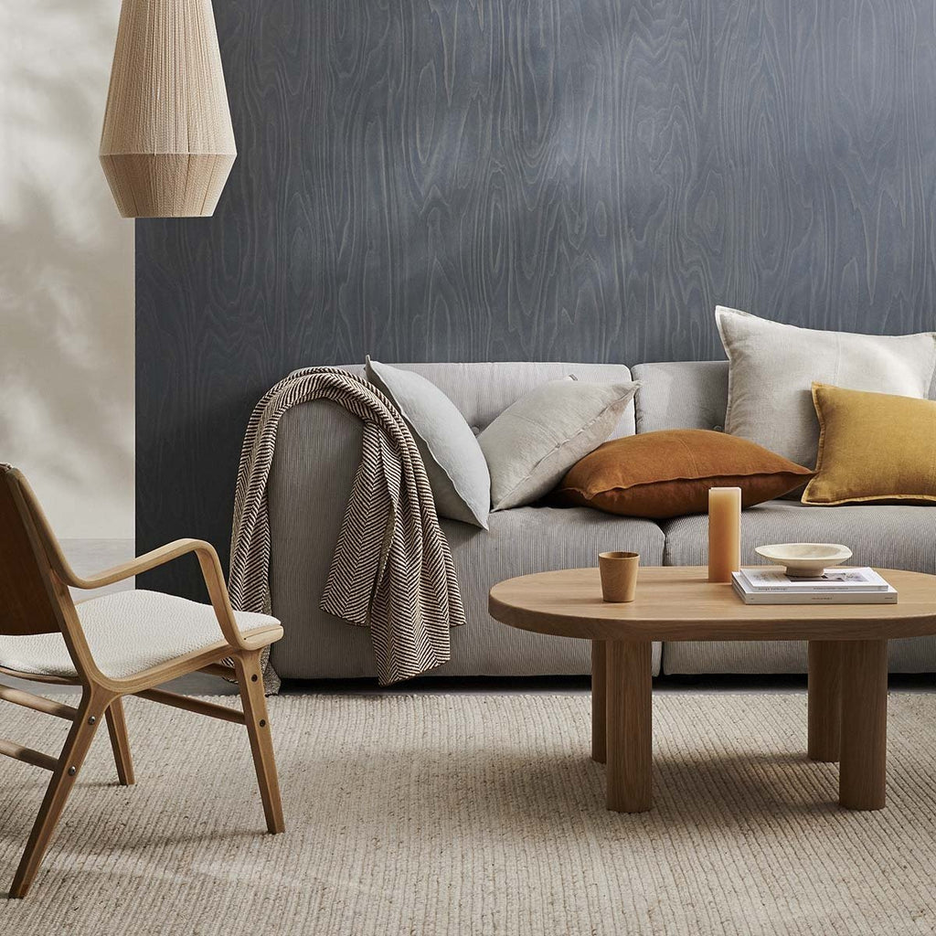 Weave Como Square 60cm Cushion - Linen