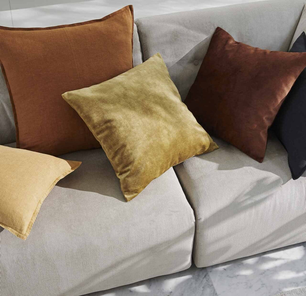 Weave Como Square 60cm Cushion - Spice