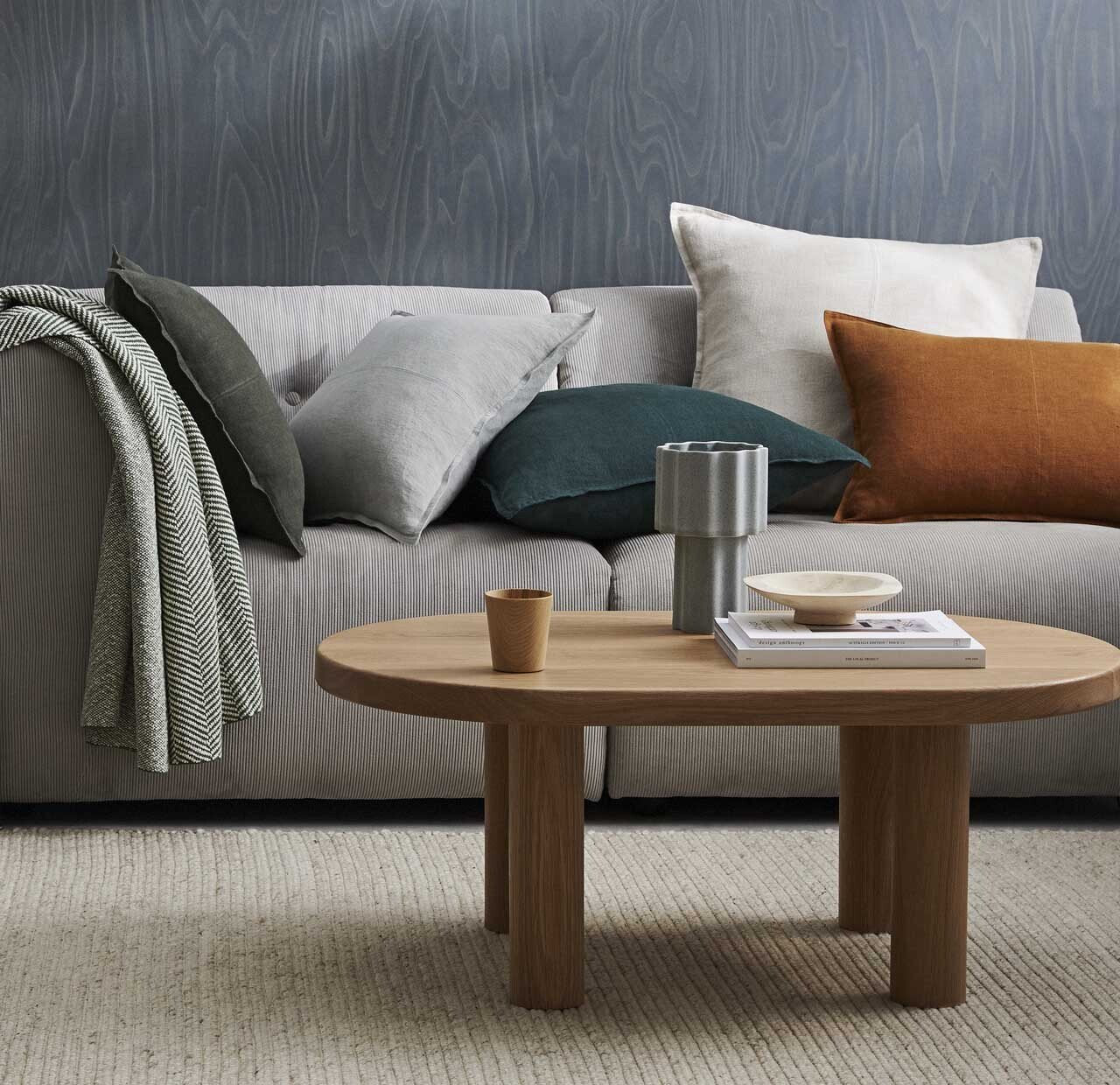 Weave Como Square 50cm Cushion - Laurel