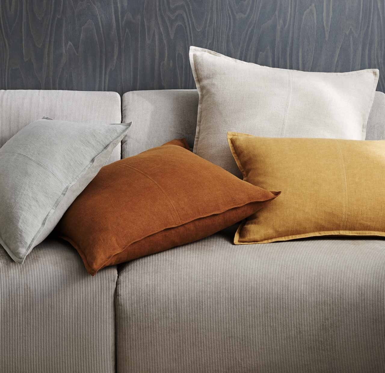 Weave Como Square 50cm Cushion - Spice