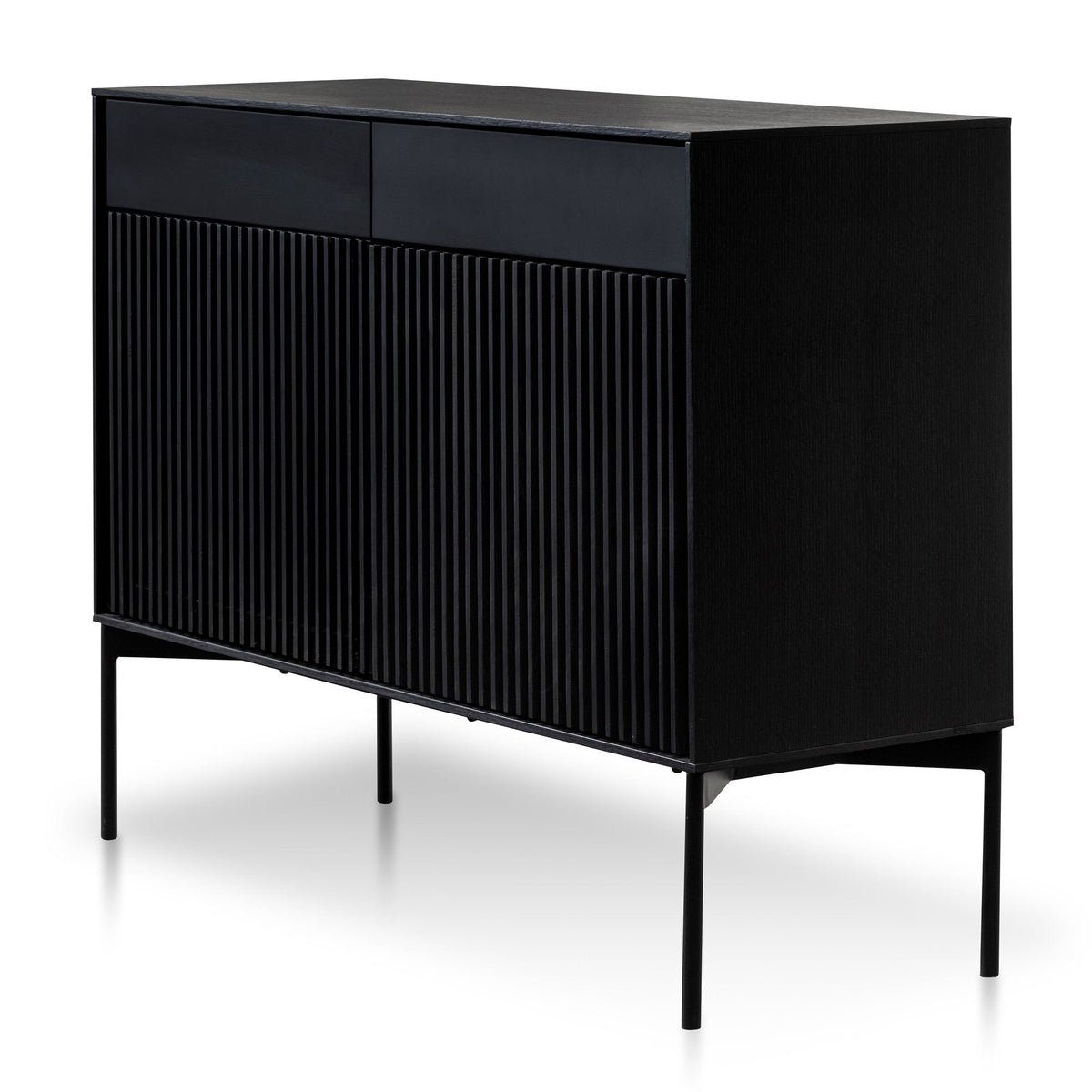 Edmund 110cm Sideboard Unit - Black Oak — Woven Space
