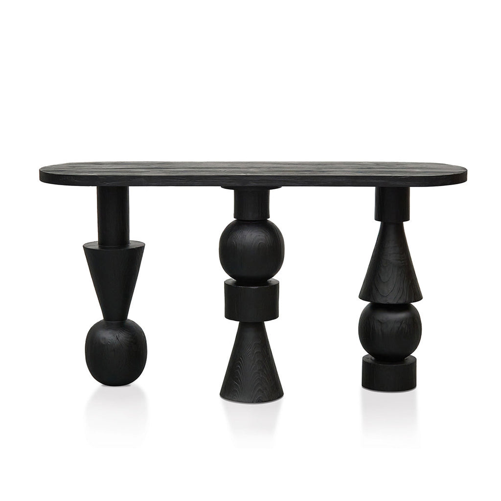CDT8146-NI 1.6m Console Table - Full Black
